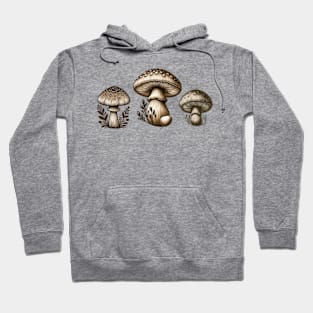 Cottagecore Mushrooms Hoodie